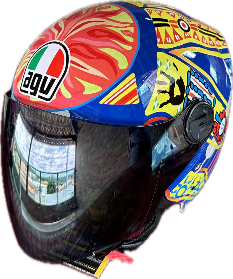 CAPACETE PRO TORK /NEW LIBERTY 3 ADESIVADO/ENVERNIZADO 5 CONTINENTES