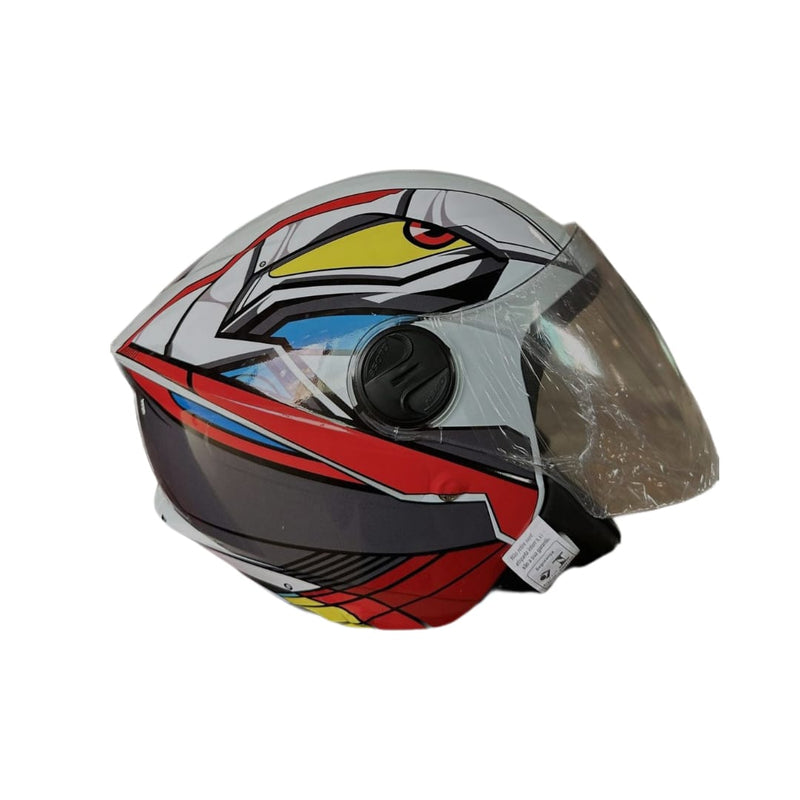 CAPACETE PRO TORK /NEW LIBERTY 3 ADESIVADO XDRON VERMELHO