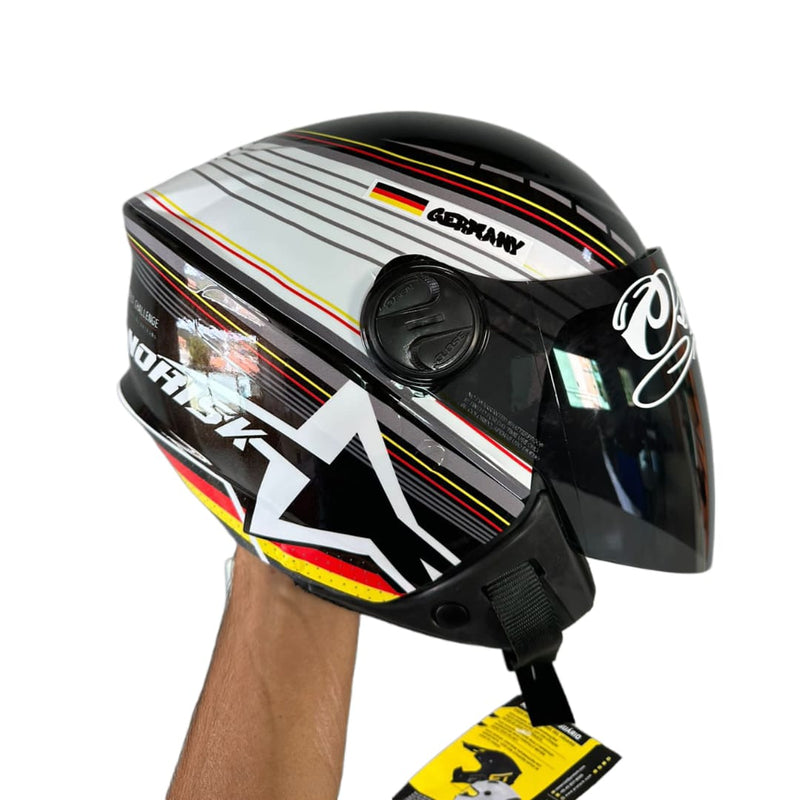 CAPACETE PRO TORK /NEW LIBERTY 3 ADESIVADO ALEMANHA