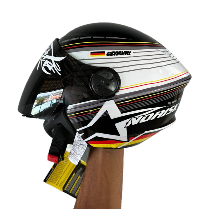 CAPACETE PRO TORK /NEW LIBERTY 3 ADESIVADO ALEMANHA