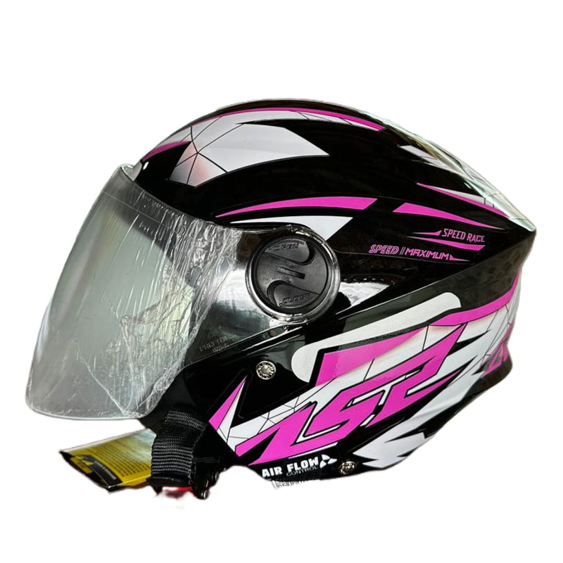 CAPACETE PRO TORK /NEW LIBERTY 3 ADESIVADO DRAZE ROSA